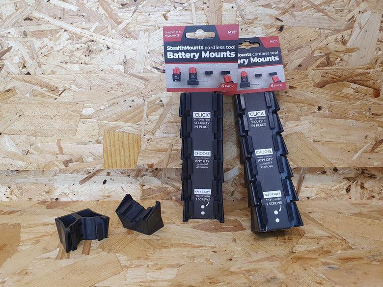 Milwaukee-ミルウォーキー- M12 バッテリーマウント (6 Pack)