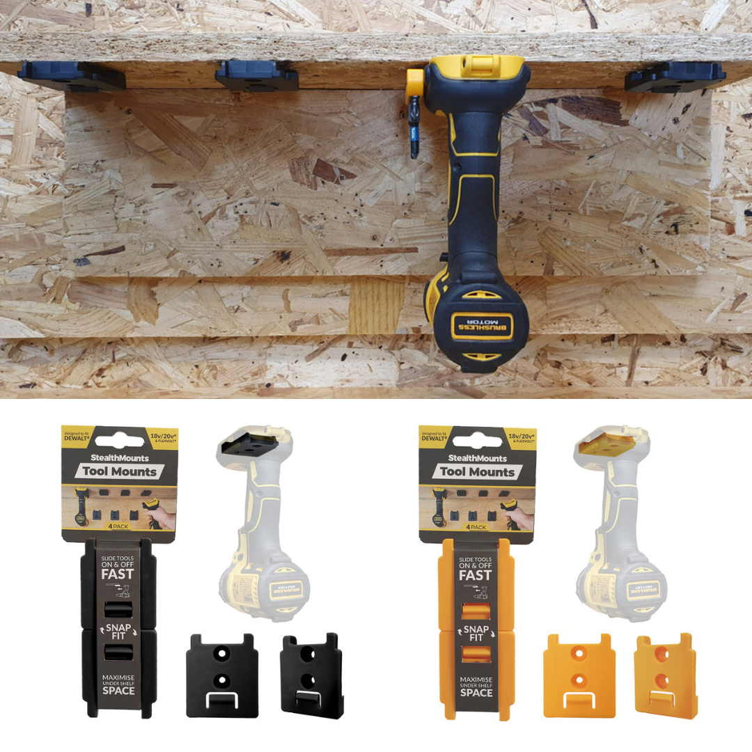 DeWalt-デウォルト- 18V/V ツールマウント (4 Pack)